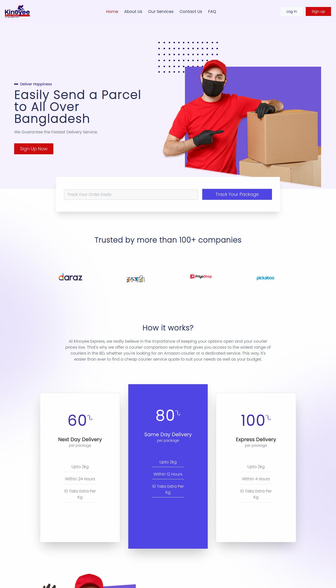 Courier Website