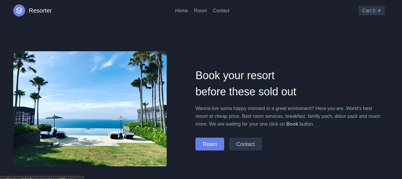 Resort Booking