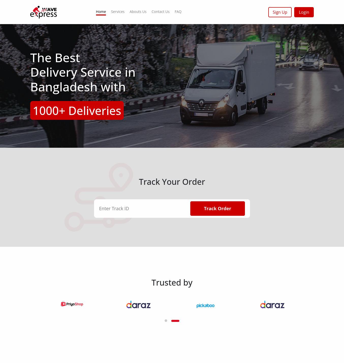 Courier Website